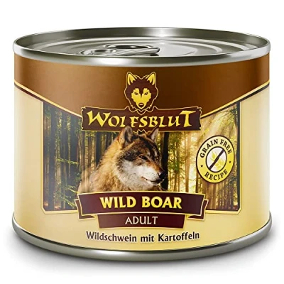 Abbildung von Wolfsblut Wild Boar 6 x 200 g Wildschwein Nassfutter Hundefutter Getreidefrei
