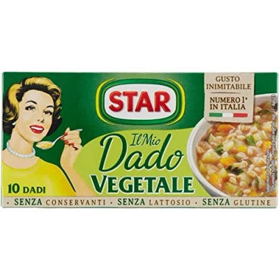 Abbildung von 6x Star veggie dado brodo Vegetarisch Suppenwürfel Brühe reich an Geschmack 10 pz