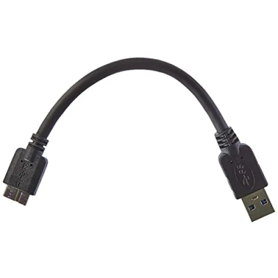 Abbildung von System S Kurzes Micro USB 3.0 Kabel (USB B) Datenkabel Ladekabel 10 cm für Samsung Galaxy Note 3