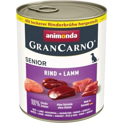 Abbildung von animonda GranCarno beef + lamb, Senior, Rind, Lamm, 800 g, Ohne Soja