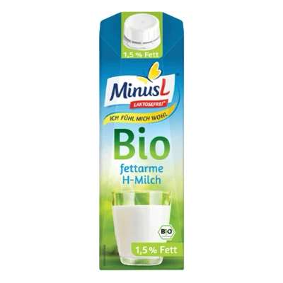 Abbildung von Minus L Bio H Milch 1,5%