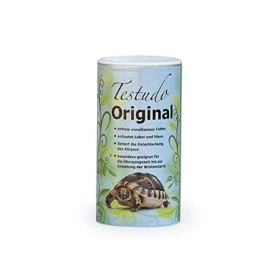 Abbildung von Agrobs Testudo Original 500 g Dose Einzelfuttermittel für Landschildkröten Ideales Futter die Übergangszeit bis zur Einleitung der Winterstarre getreidefrei