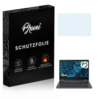 Abbildung von Bruni Schutzfolie kompatibel mit Acer TravelMate Spin P4 Folie, glasklare Displayschutzfolie (2X)