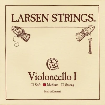 Abbildung von LARSEN STRINGS Cello Saiten Original A Stahl Medium
