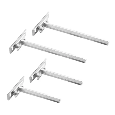 Abbildung von Natural Goods Berlin Wandregalhalter Tablarträger KAROW, 2 tlg., Tablarträger, Wandmontage, unsichtbar, justierbar, verzinkt, 100mm