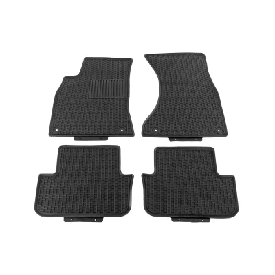 Abbildung von VAICO V10 7494 Fußmattensatz Gummi vorne und hinten 4 schwarz Maßgefertigt AUDI: A4 B8 Avant, Limousine, Allroad
