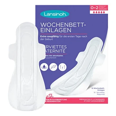 Abbildung von Lansinoh Wochenbett einlagen 0 2 Wochen 10 St. St