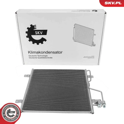 Abbildung von ESEN SKV 86SKV614 Klimakondensator ohne Trockner Aluminium 495mm JEEP: Cherokee IV, III