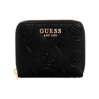 Abbildung von Guess Cresidia Small ZIP Around Geldbörse, Damen, Größe: One Size, Black