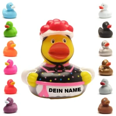 Abbildung von Badeente personalisierbar (Schwarzwald Ente)