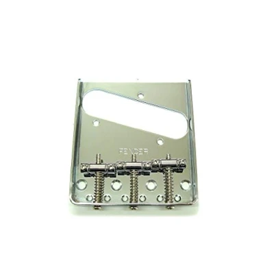 Abbildung von Fender® Vintage Tele Bridge chrom, String Through für Highway One™ Telecaster
