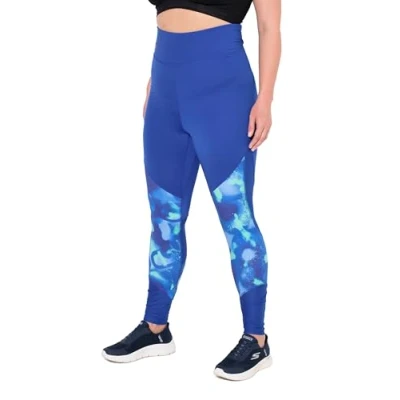 Abbildung von Ulla Popken Lederimitathose Sport Leggings schnelltrocknend High Waist