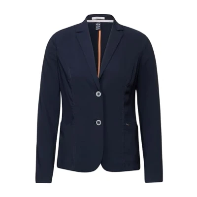 Abbildung von Cecil Travelware Blazer, Damen, Größe: Large, Blau