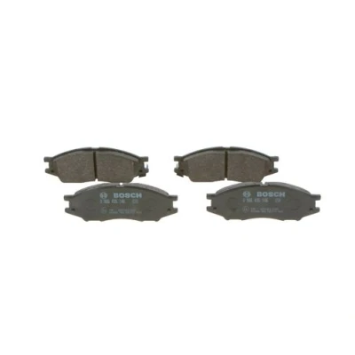Abbildung von BOSCH 0 986 495 146 Bremsbelagsatz Low Metallic mit integriertem Verschleißwarnkontakt, akustischer Verschleißwarnung Montageanleitung