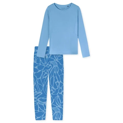 Abbildung von Schiesser Modern Nachtwäsche Set, Damen, Größe: Small, Hellblau