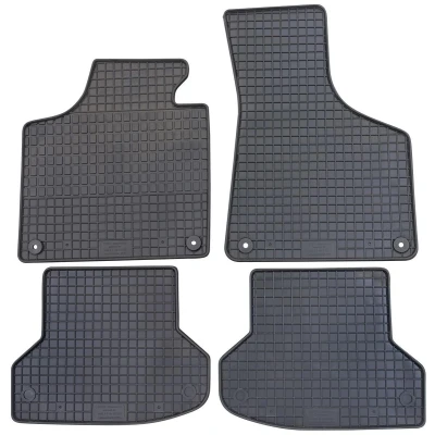 Abbildung von PETEX Gummimatten passend für A3 ab 05/2003 08/2012 3 Türer / Sportback 09/2004 12/2012 5 S3 01/2007 Cabrio 05/2008 02/2014 Fußmatten schwarz 4 teilig