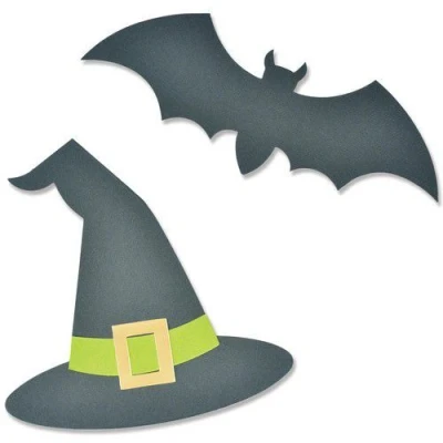 Abbildung von Sizzix Sizzx Bigz Plus Stanzschablone Hat Bat &amp; Buckle von Jennifer Ogborn 665965 Kapitel 3 2022, Multicolour, One Size