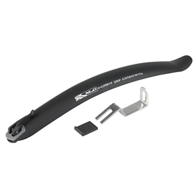 Abbildung von XLC Unisex Erwachsene Mudguard Rear MG C13, Schwarz Rot, 26 29&quot;