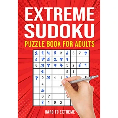 Abbildung von Extreme Sudoku Puzzle Book for Adults: Hard to Extremely 156 Difficult Puzzles