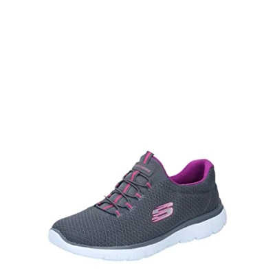 Abbildung von Skechers Summits Top Player Sneaker, Grey Charcoal Black Purple, 35 EU