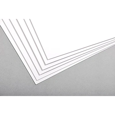 Abbildung von Clairefontaine 33019C Packung mit 50 Bogen Bristolpapier blanko 50x65cm 615g, ideal für die Schule, 1 Pack
