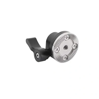 Abbildung von CAMVATE Standard Rosette M6 Gewindehalterung mit 15 mm Einzelstangenhalter 2588