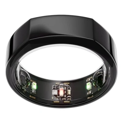 Abbildung von Oura Gen3 Heritage Smart Ring Größe 12, Black Wearable für Schlaf , Herzfrequenz und Fitnesstracking Bis zu 7 Tage Akkulaufzeit Kompatibel mit iOS/Android Bestimme Deine vor dem Kauf