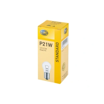 Abbildung von HELLA 8GA 002 073 121 Glühlampe, Blinkleuchte 12 21 P21W Halogen VOLKSWAGEN: Transporter 4 Pritsche / Fahrgestell, Passat B5 Variant kfzteile,
