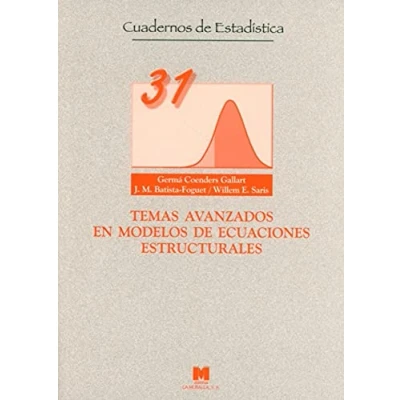 Abbildung von Temas avanzados en modelos de ecuaciones estructurales (Cuadernos estadística, Band 31)