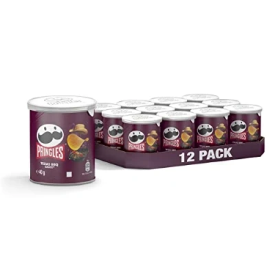 Abbildung von Pringles Texas BBQ Sauce Kartoffelchips, Barbecue, 40 g, 12 Stück