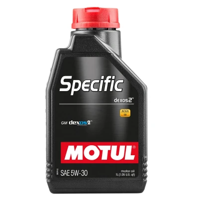 Abbildung von Motul Specific DEXOS2 5W 30 1l Motoröl 102638 OPEL: Insignia A Sports Tourer, Astra H Schrägheck, J GTC, BMW: 5 Touring, Limousine, 6 Coupe