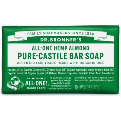 Abbildung von Dr. Bronner&#039;s Seife Almond Pure Castile Bar Soap