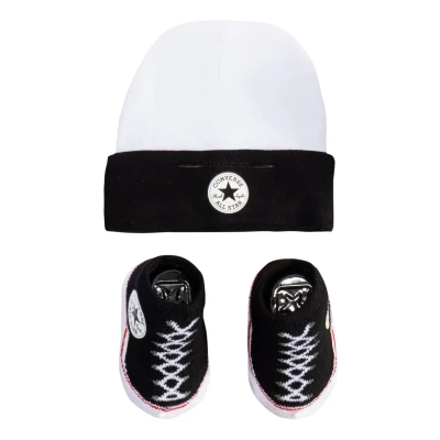 Abbildung von Converse HAT &amp; Bootie Unisex SET Mütze für Kinder, Größe: 56 68, Black