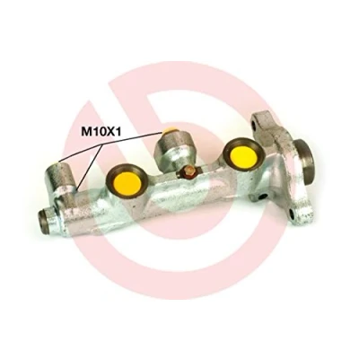 Abbildung von BREMBO M 59 026 Hauptbremszylinder 20,64 Gusseisen 10 x 1 (3) OPEL: Kadett C Coupe, Manta B Limousine, TALBOT: 1307 1510 Schrägheck