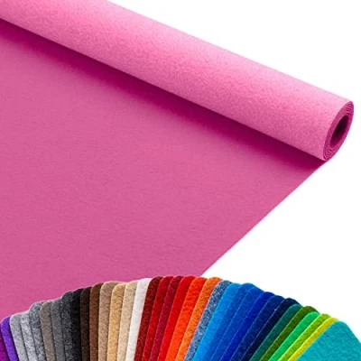 Abbildung von Primaflor Ideen in Textil Hochzeits Läufer Event Teppich Meterware 1,00m x 5,00m, Rosa, Viele Farben, Rutschfester Gangläufer, Schwer Entflammbarer Läufer, B1 Messeteppich