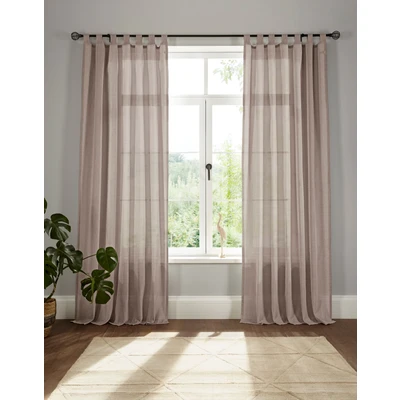 Abbildung von andas Vorhang &quot;Elby 1&quot;, (1 St.), transparent, basic, monochrom, bis 295 cm Länge