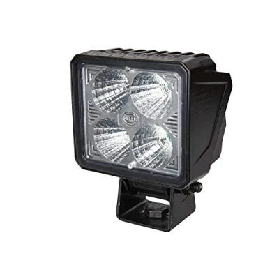 Abbildung von HELLA LED Arbeitsscheinwerfer Eco 18 12V / 24V 1350lm geschraubt/Anbau schwenkbarer Montagebügel weitreichende Ausleuchtung Stecker: DEUTSCH Stecker 1GA 996 479 031