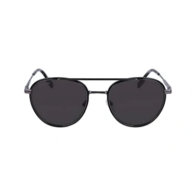 Abbildung von Lacoste Unisex Sonnenbrille, Größe: 53, Gunmetal