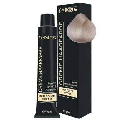 Abbildung von FemMas Premium Haarfarbe Hair Color Cream 100ml Superaufheller Ultra Natural 900 S