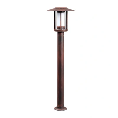 Abbildung von Lindby LED Wegeleuchte Pavlos, 76 cm, rostfarben, Edelstahl
