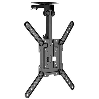 Abbildung von Beetronic Klappbare TV Deckenhalterung für 58,4 cm bis 139,7 (23 55 Zoll), schwenkbar