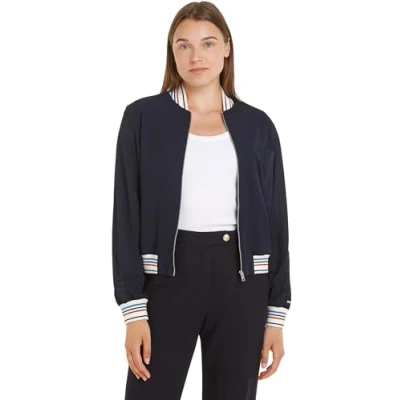 Abbildung von Tommy Hilfiger Bomberjacke, Damen, Größe: 38, Desert sky