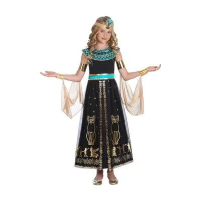 Abbildung von Amscan Kostüm Cleopatra Nilkönigin für Mädchen Schwarz