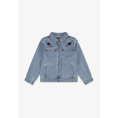 Abbildung von Levi&#039;s Western Trucker Jeansjacke für Kinder, Größe: 152, This and that w/o destruction