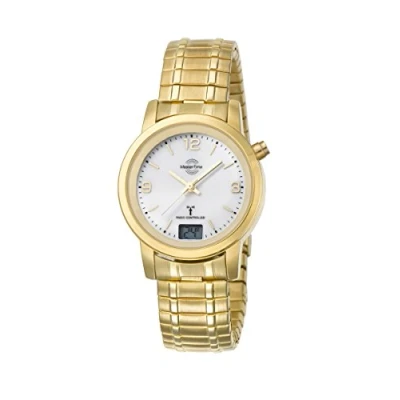 Abbildung von MASTER TIME Funkuhr Basic, MTLA 10313 12M, Armbanduhr, Quarzuhr, Herrenuhr, Datum, Leuchtzeiger