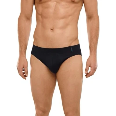 Abbildung von Schiesser Herren Atmungsaktiv Und Weich Long Life Soft Slip, Blauschwarz_149044, XL EU