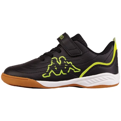 Abbildung von Kappa Unisex Trainingsschuh für Kinder, Größe: 29, Black/yellow Schuhe