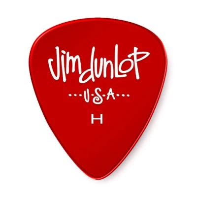 Abbildung von JIM DUNLOP Plektrum Gel heavy 12 Stück, Rot, Stark