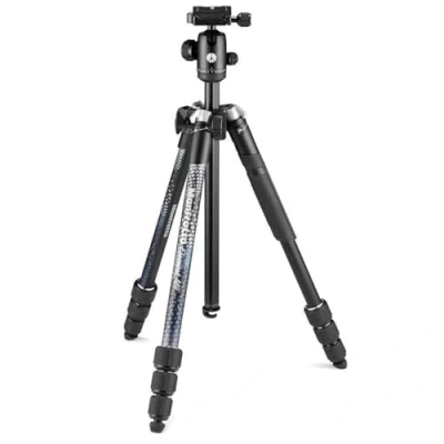 Abbildung von Manfrotto Element MII 4 teiliges Aluminium Stativ mit Kugelkopf, Schwarz