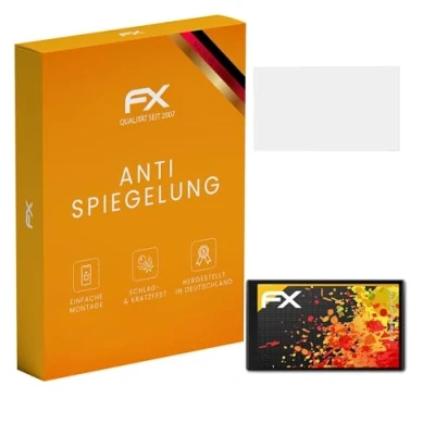 Abbildung von atFoliX Panzerfolie kompatibel mit Garmin CamperVan Schutzfolie, entspiegelnde und stoßdämpfende FX Folie (3X)